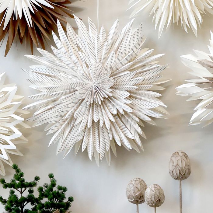 Vintage Étoile papier excl. câble