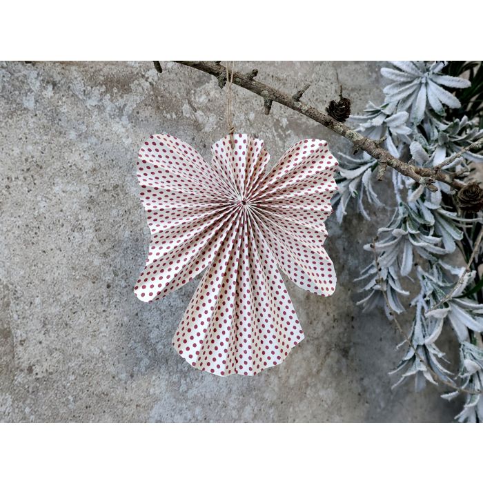 Engel i papir m. prikker