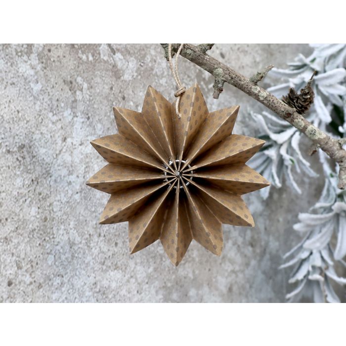Ornament i papir m. prikker