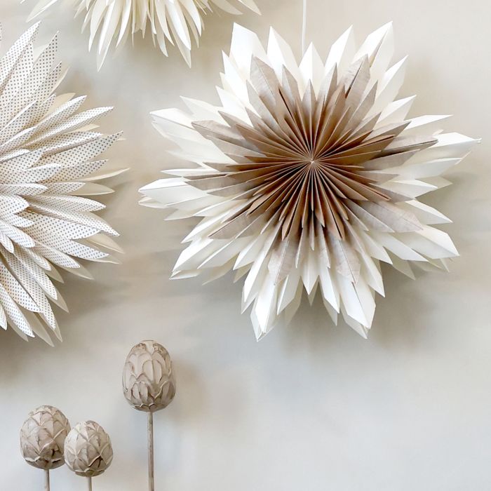 Vintage Papirstjerne ekskl. ledning