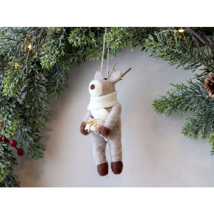 Renne en feutrine pour suspension