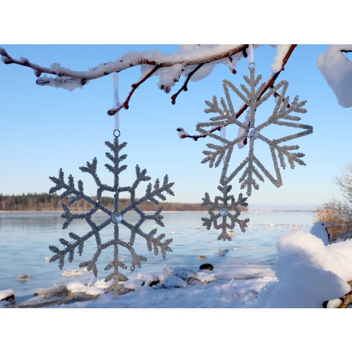 Ornament w. rhinestones