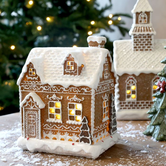 Noël Gingerbread House w. LED
