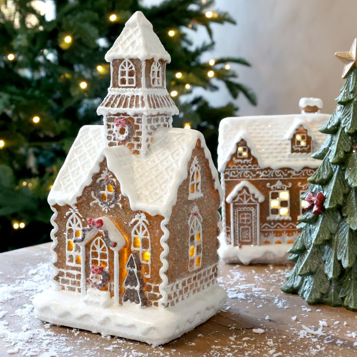 Noël Gingerbread House w. LED