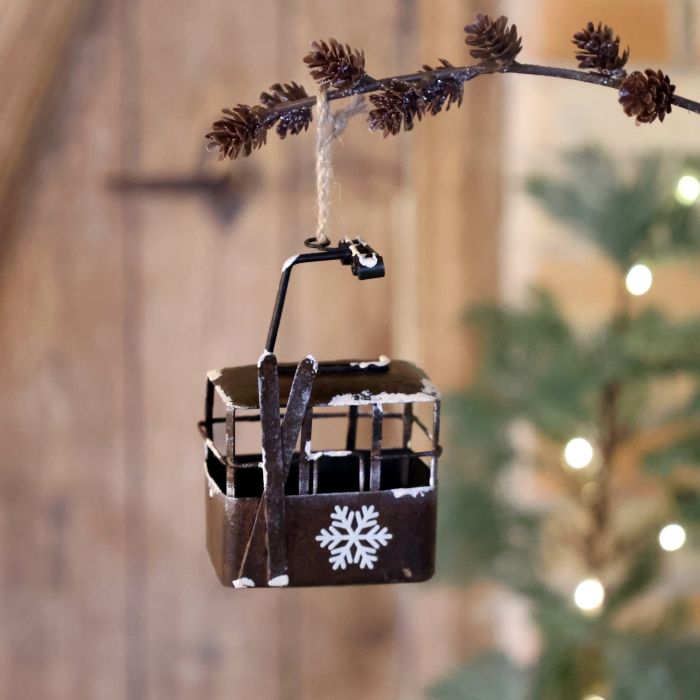 Vintage Skilift m. snefnug