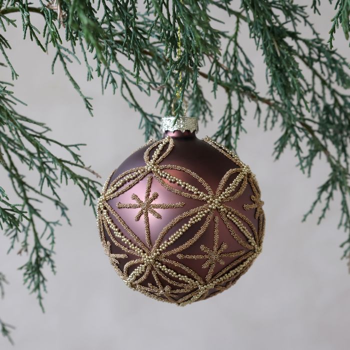 Julekugle m. mønster