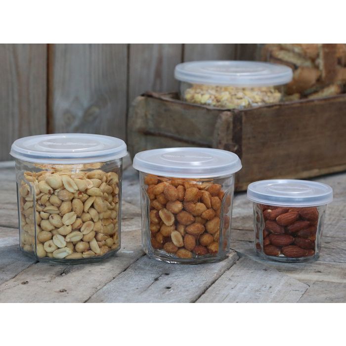 Fransk Marmeladeglas m. låg