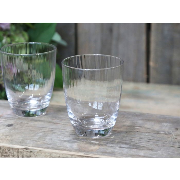 Massy Wasserglas m. Rillen