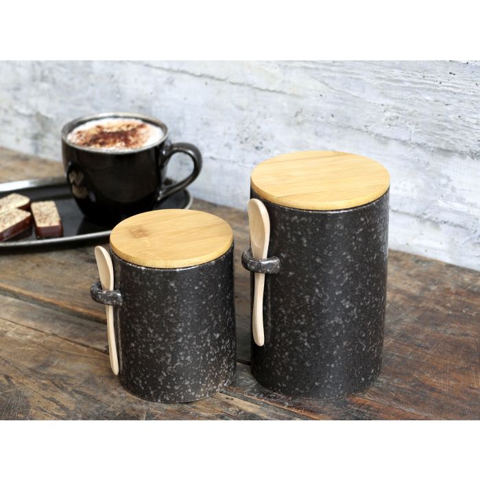 Krukke m. låg og ske