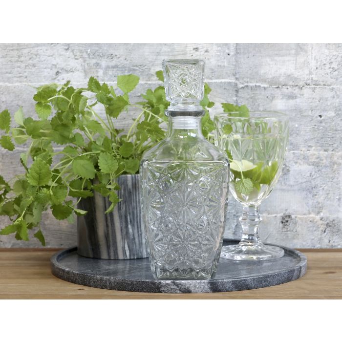 Carafe avec motif fleurs