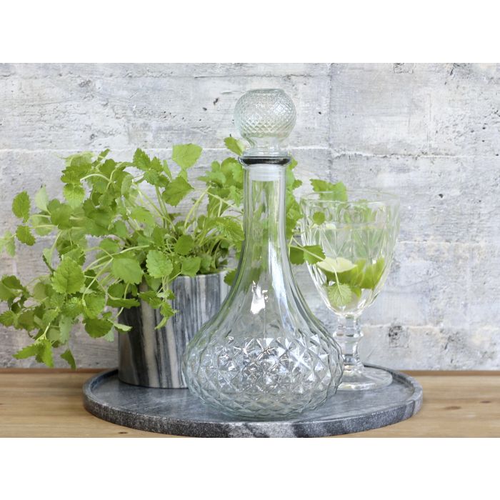 Karaffe mit diamant Muster