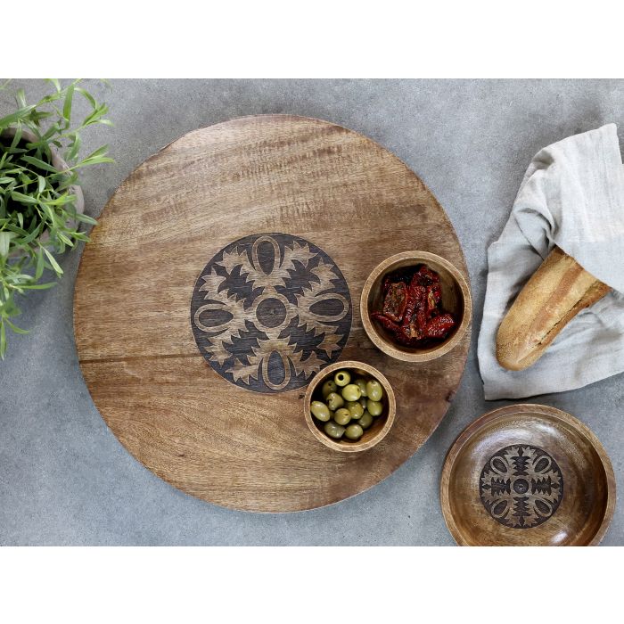 Tours Tapas dish w. swivel foot