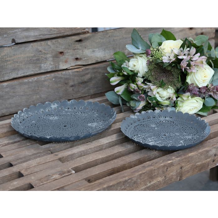 Fad m. hulmønster sæt af 2