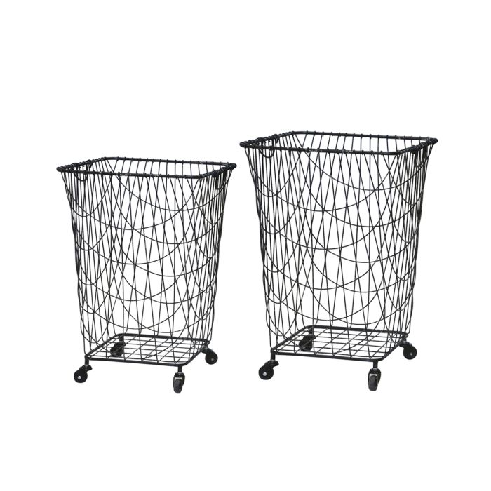 Fil de fer Kurve på hjul sæt af 2