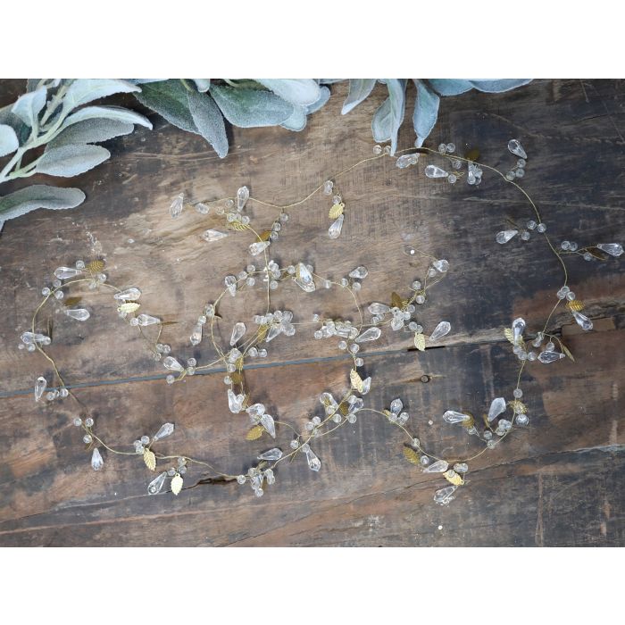 Ranke m. perler og blade