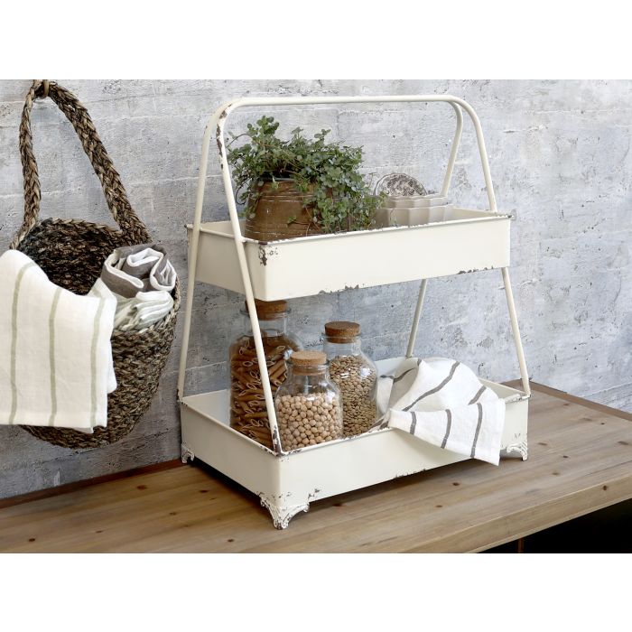 Etagere w. 2 trays