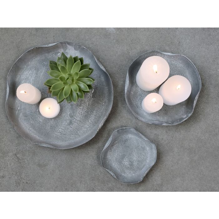 Tablett mit wellige Kante