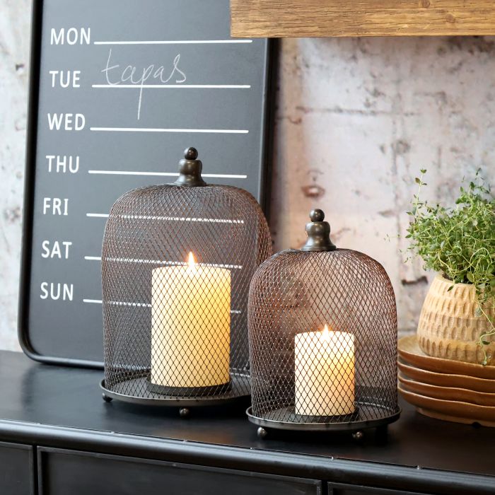 Fil de fer Cloche set de 2