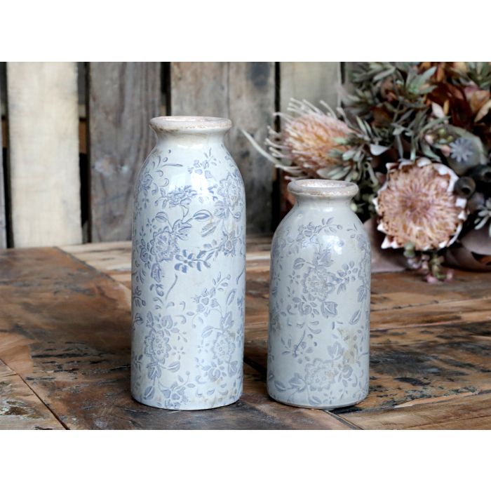 Melun Flaske m. fransk mønster