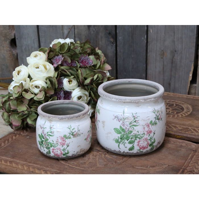 Toulouse Flowerpot w. roses