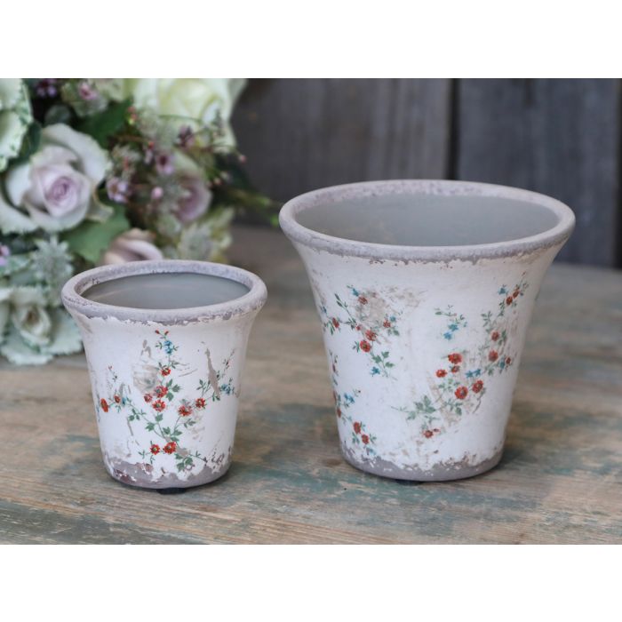 Tulle Skjuler m. blomster