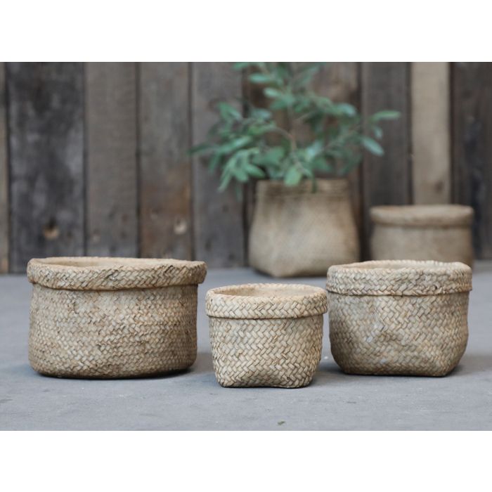Corte Planter w. braided pattern