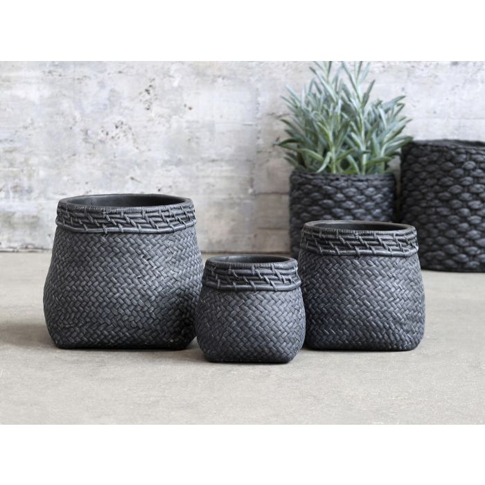 Corte Planter w. braided pattern