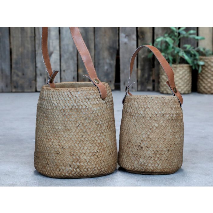 Corte Skjuler m. flet mønster og hank