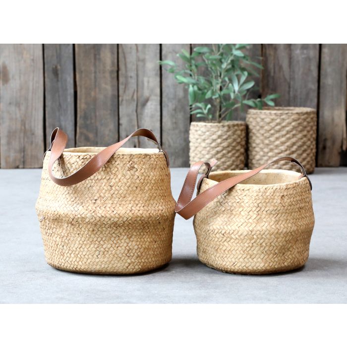 Corte Skjuler m. flet mønster og rem