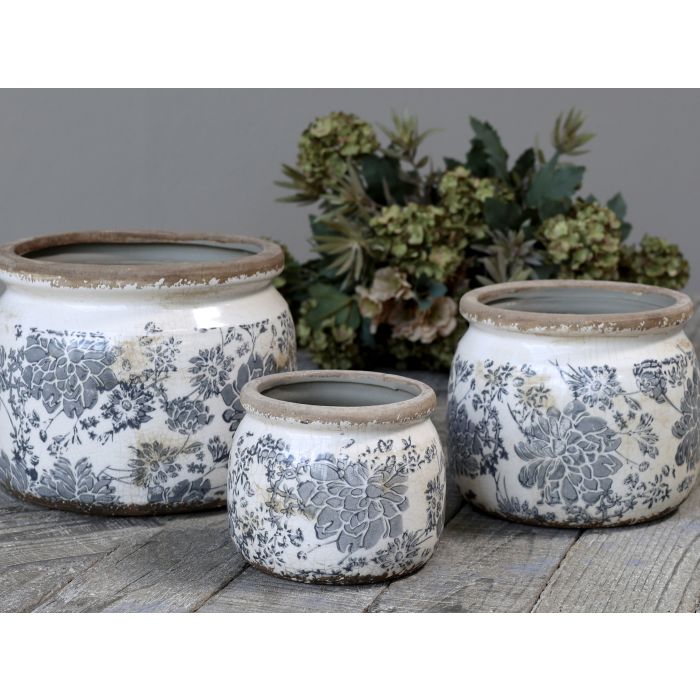 Melun Planter w. French pattern