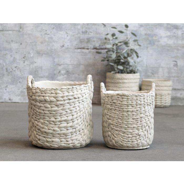 Corte Cache-pot avec motif tressé