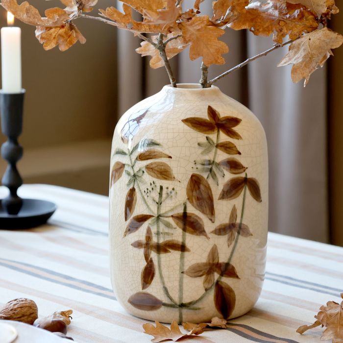 Vase avec motif florale