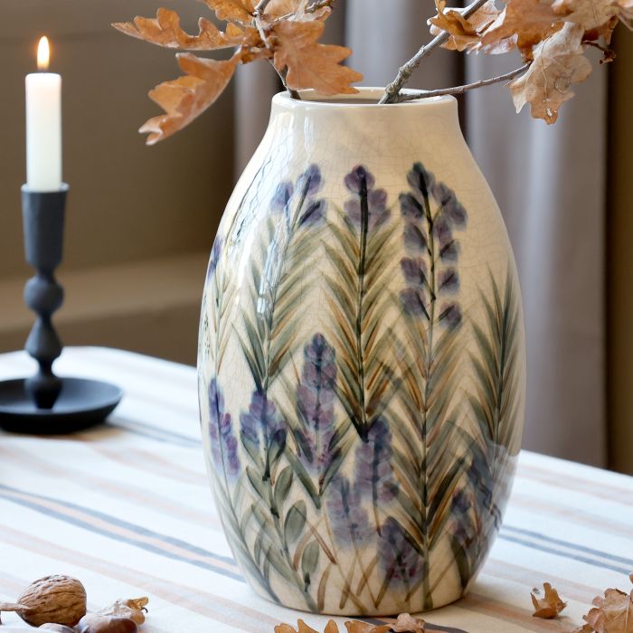 Vase avec motif florale