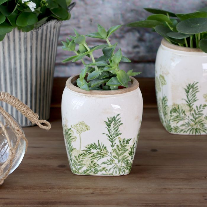 Laval Skjuler m. blomsterprint