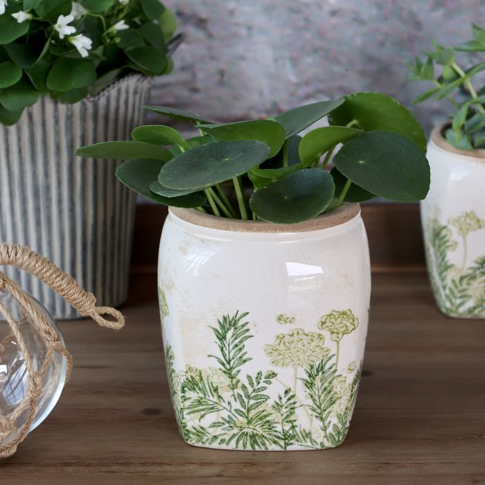 Laval Skjuler m. blomsterprint