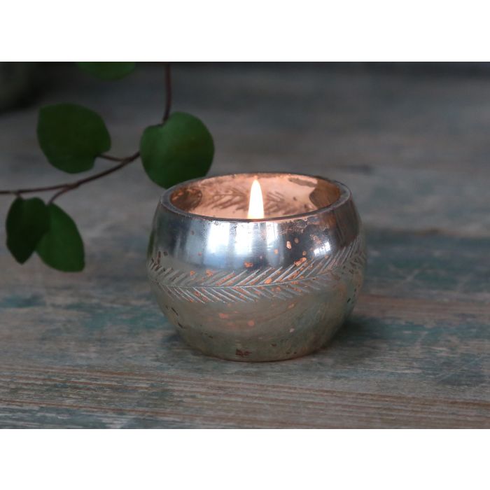 Fyrfadsstage m. blad slibning