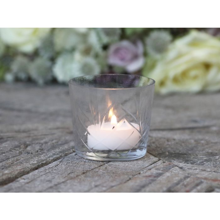 Fyrfadsstage m. slibninger