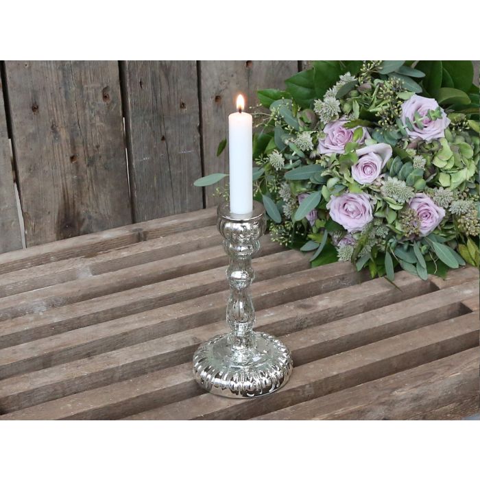 Lysestage m. slibninger til kronelys