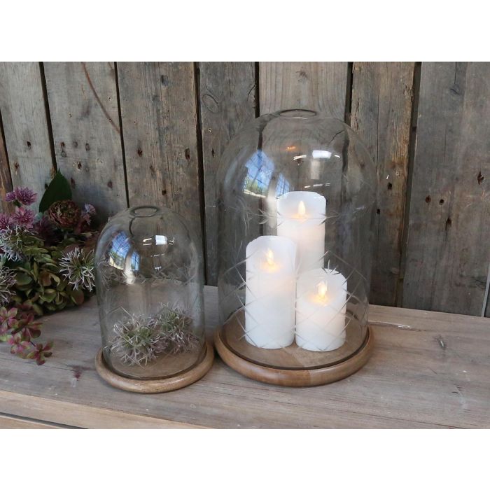 Glasklokke m. slibning