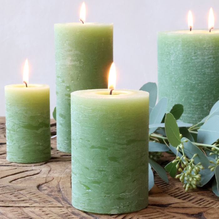 Macon Pillar Candle rustic 40 h