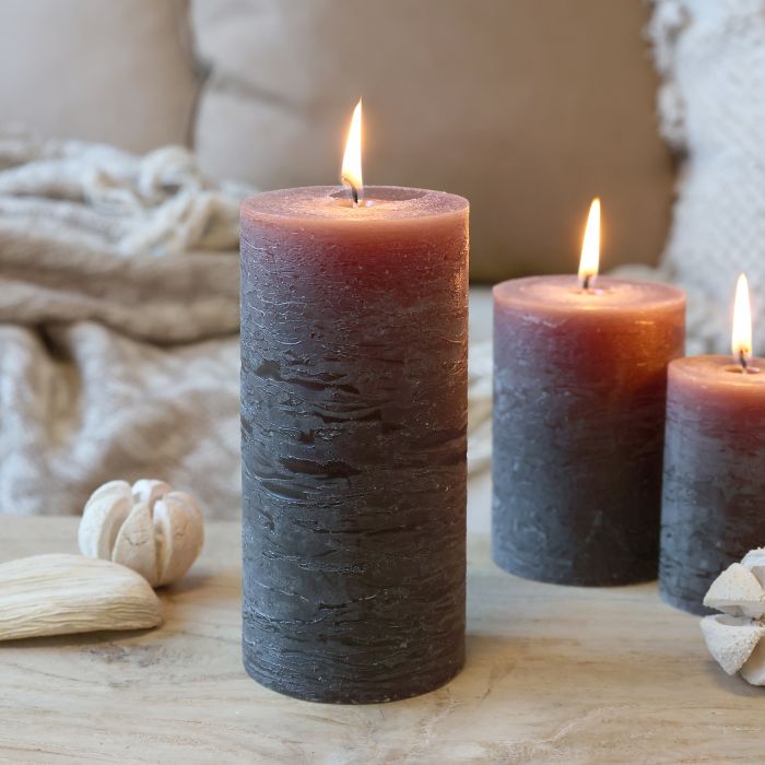 Macon Stumpenkerze rustikale 60 Std.