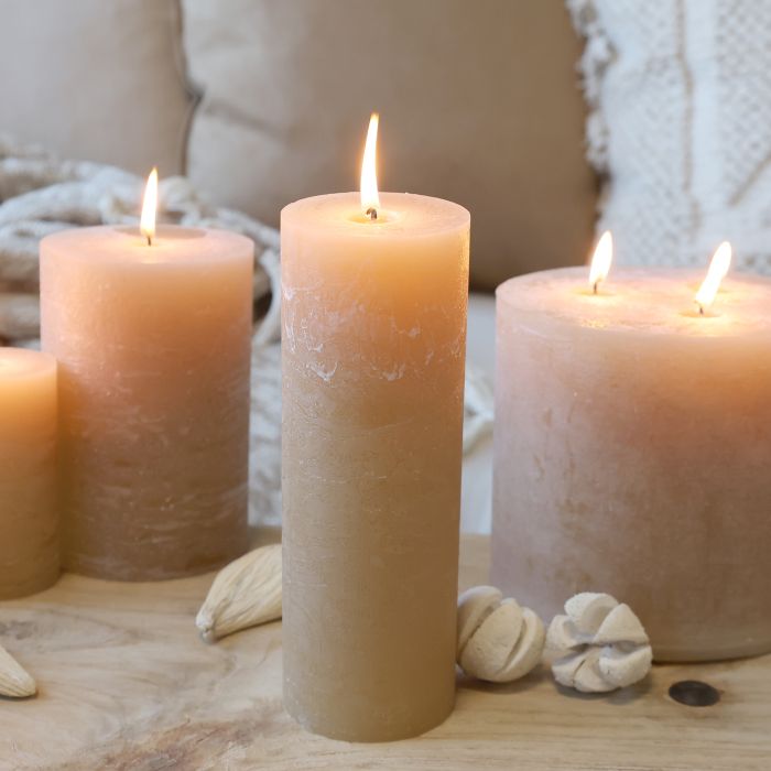 Macon Stumpenkerze rustikale 80 Std