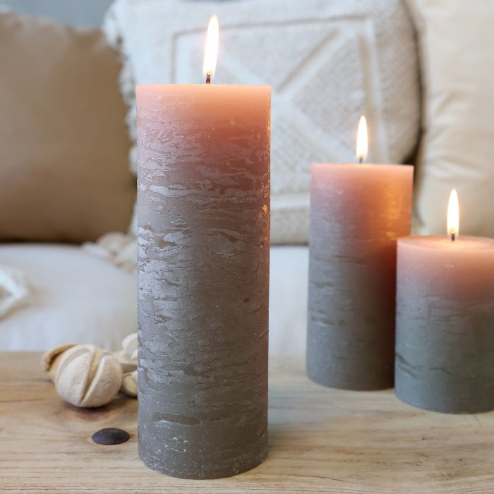 Macon Stumpenkerze rustikale 80 Std