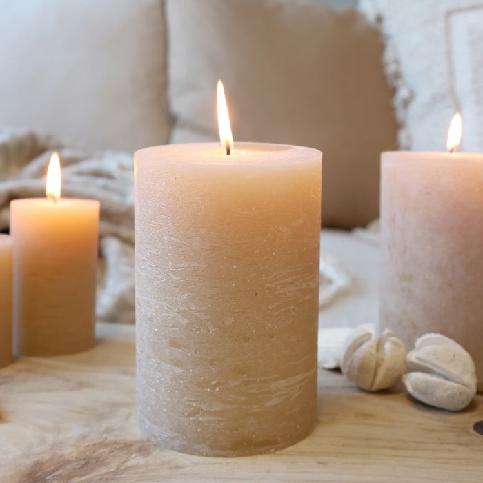 Macon Stumpenkerze rustikale 90 Std