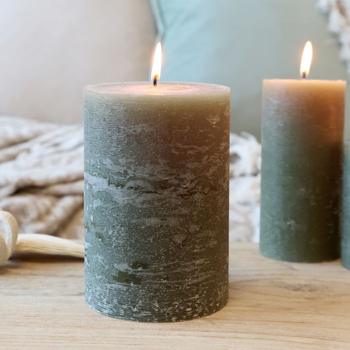 Macon Stumpenkerze rustikale 90 Std