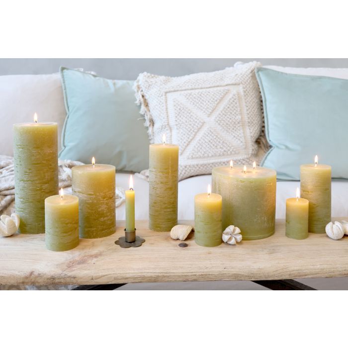 Macon Pillar Candle rustic 90 h