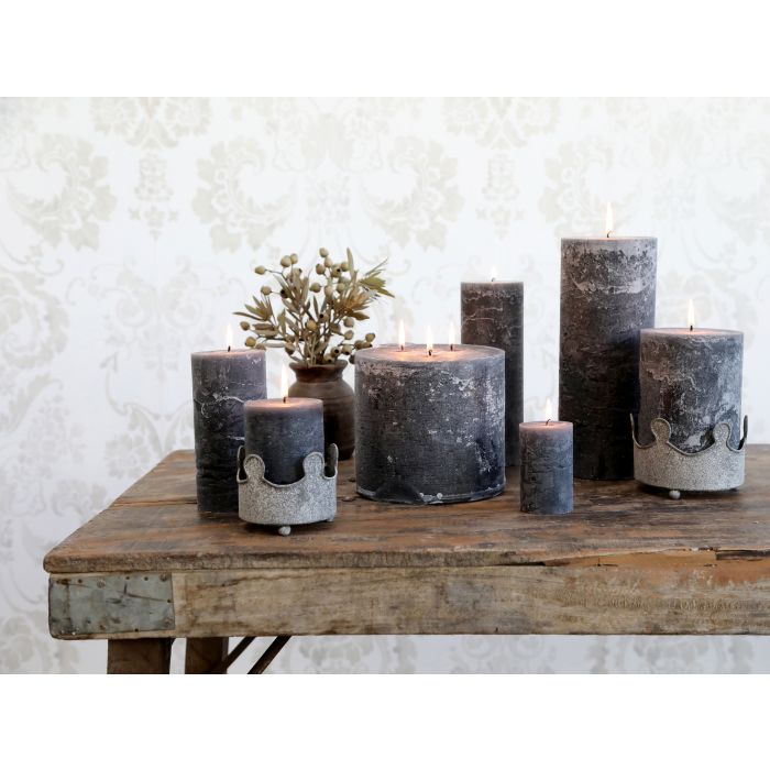 Macon Pillar candle rustic 90 h