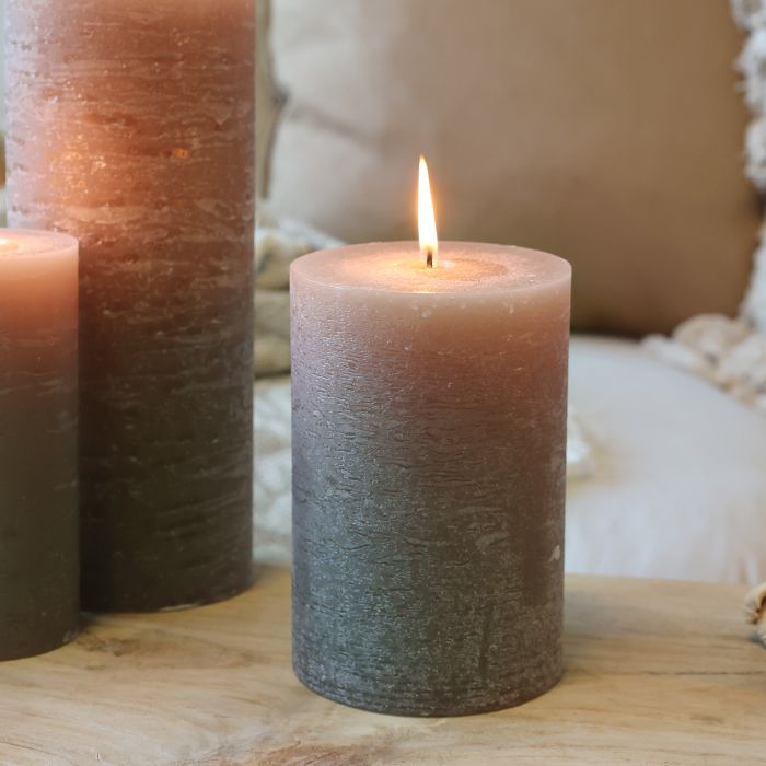 Macon Stumpenkerze rustikale 90 Std