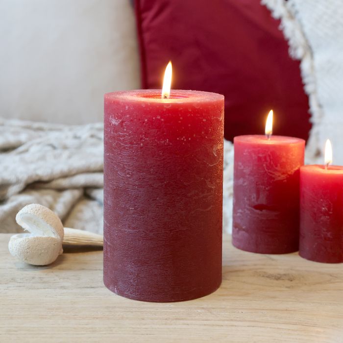 Macon Stumpenkerze rustikale 90 Std