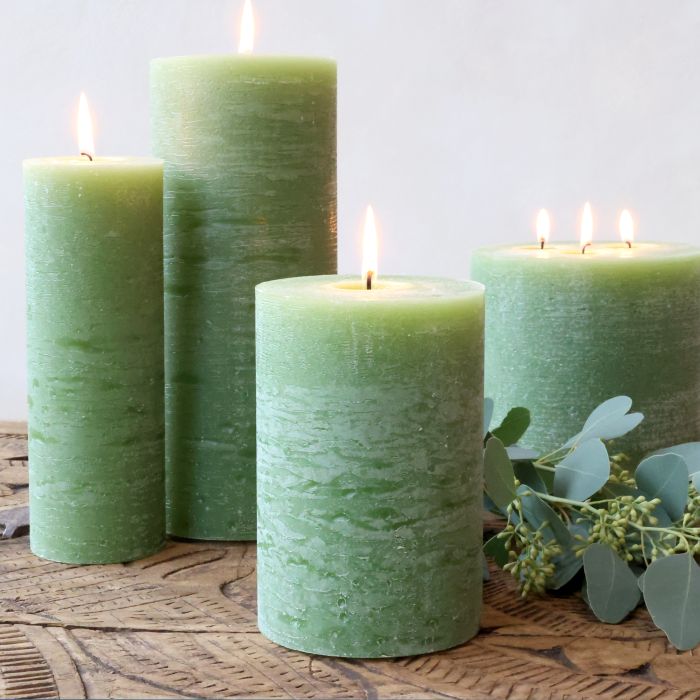 Macon Pillar Candle rustic 90 h